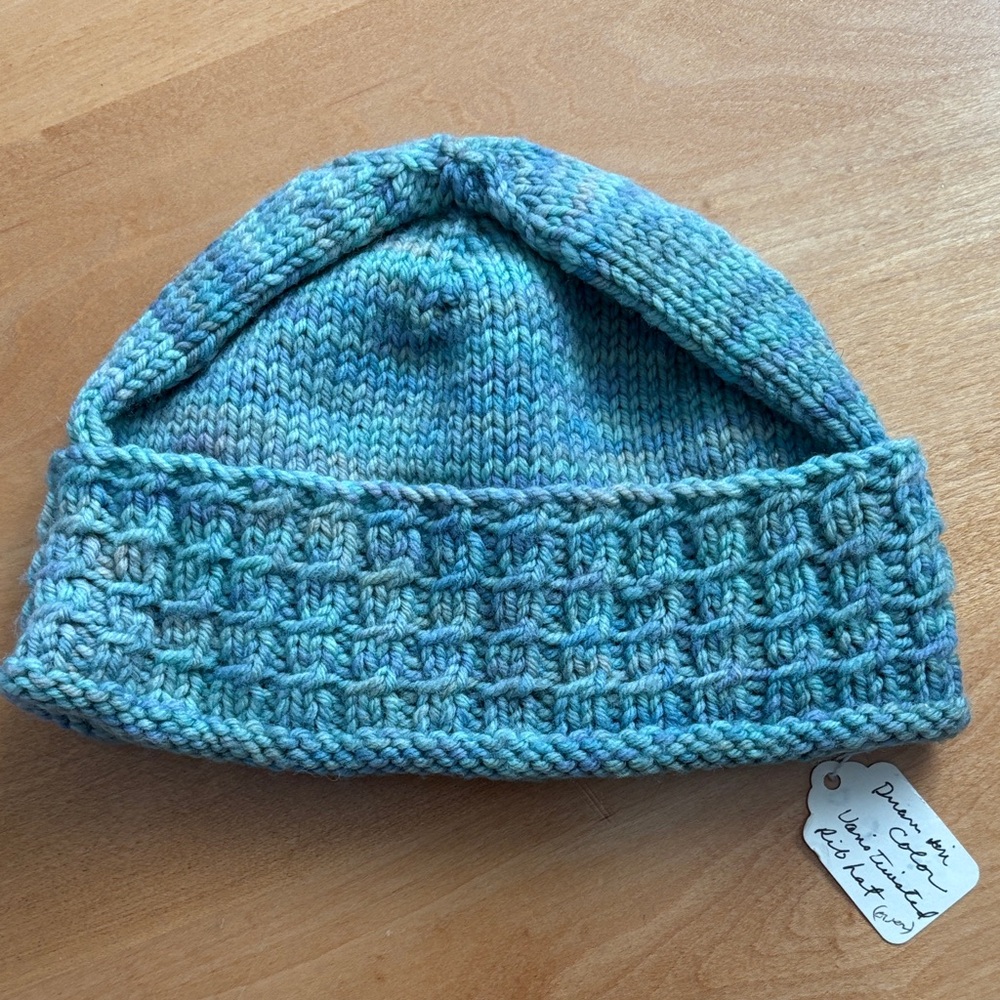 Dream In Color Natural Yarn hand Knit Hat NWT - Picture 1 of 6